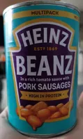 Beans with pork sausages
