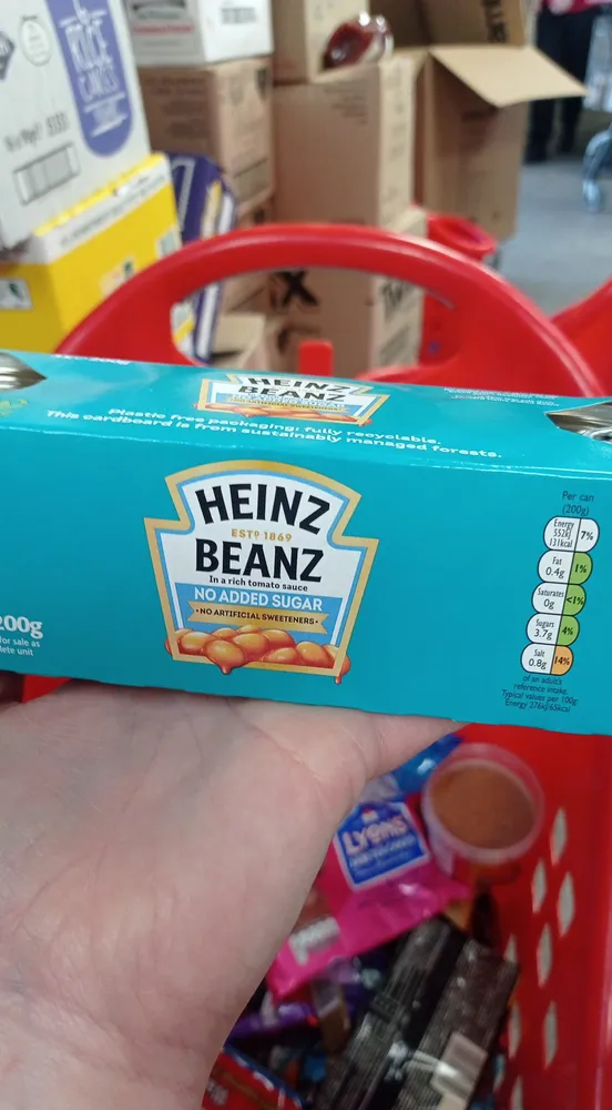 Heinz Beans no added sugar