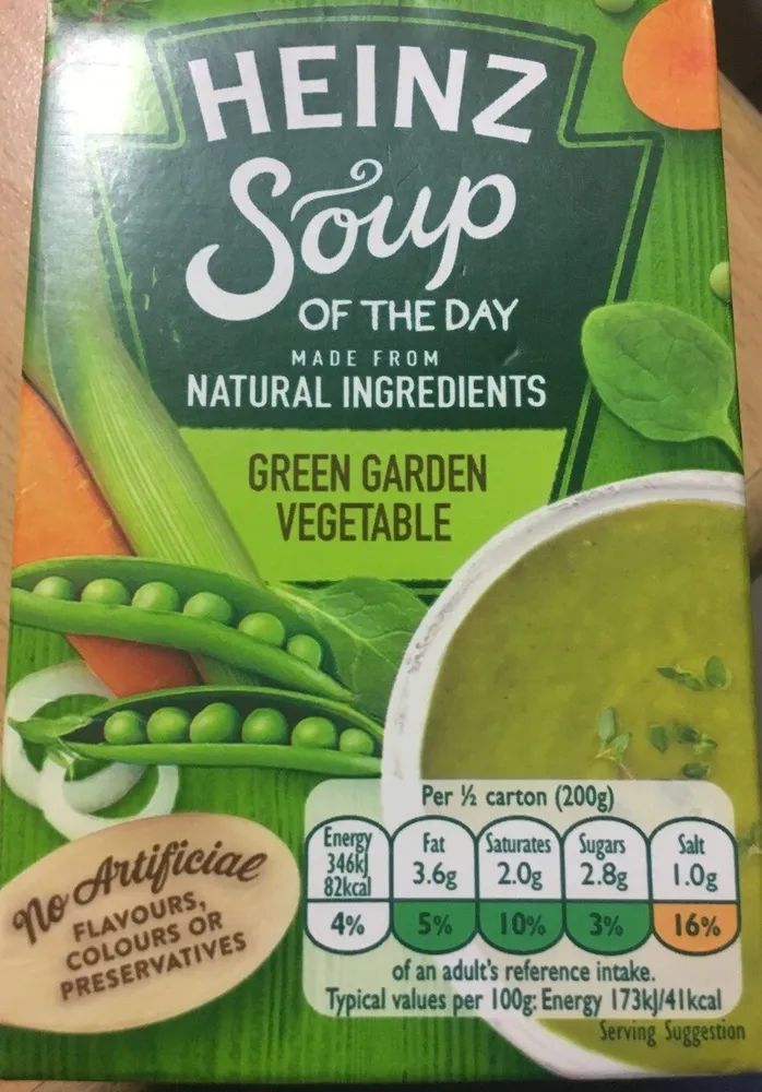 Heinz Soup of the Day Green Garden Vegetable Soup