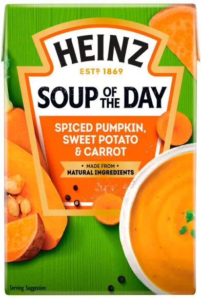 Soup of the Day Spiced Pumpkin, Sweet Potato & Carrot