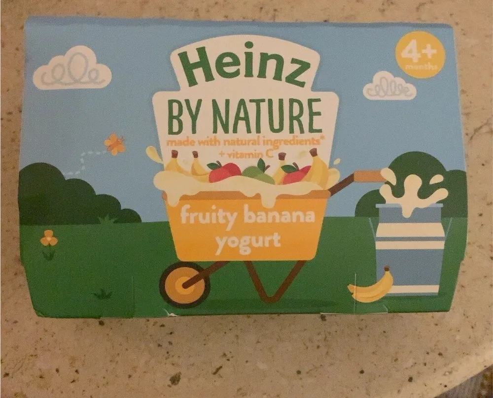 Fruity banana yogurt