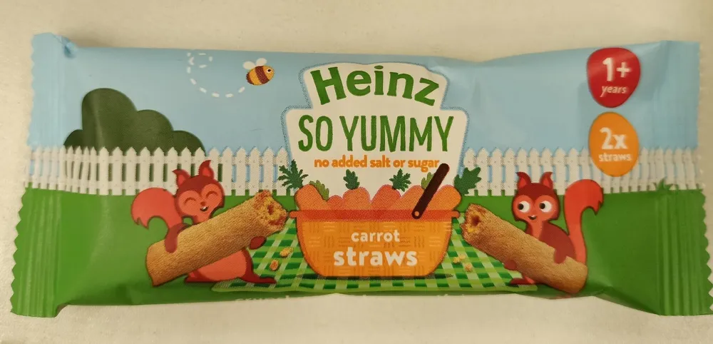 So yummy carot straws