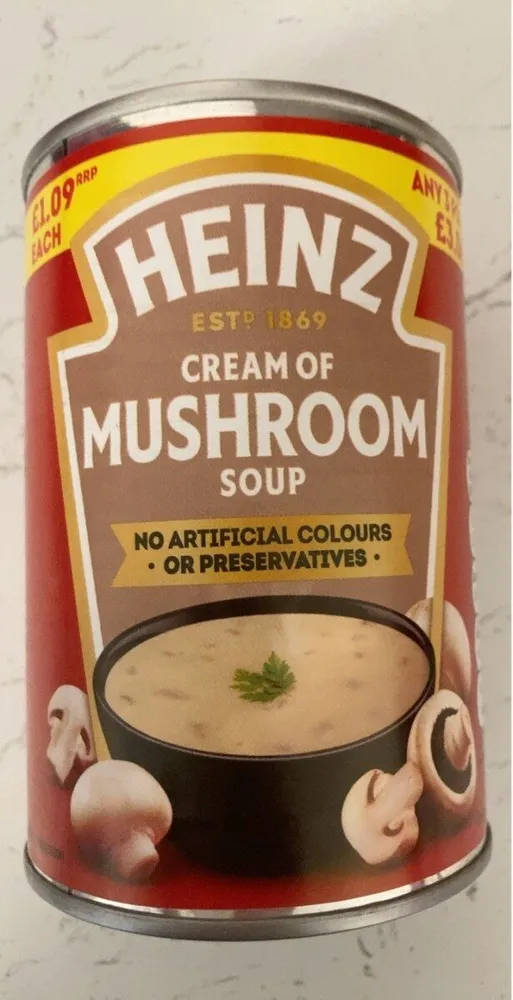 Cream of mushroom soup