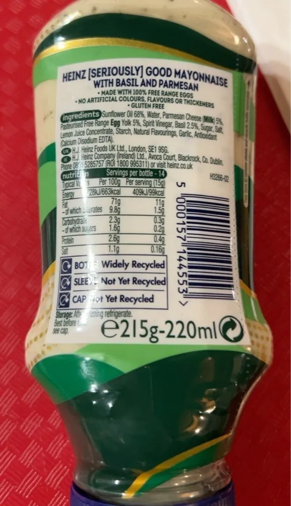 Seriously Good Mayonnaise with Basil and Parmesan