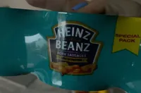 Beans with pork sausages
