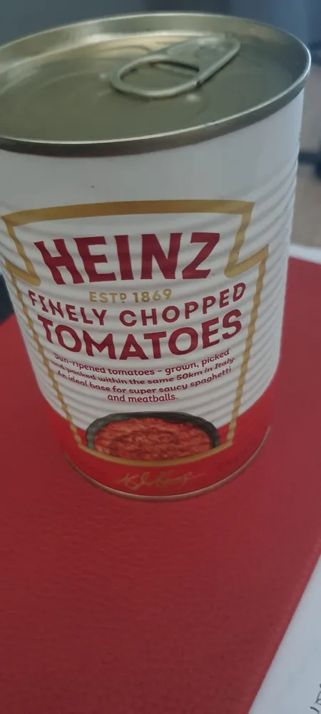 finely chopped tomatoes