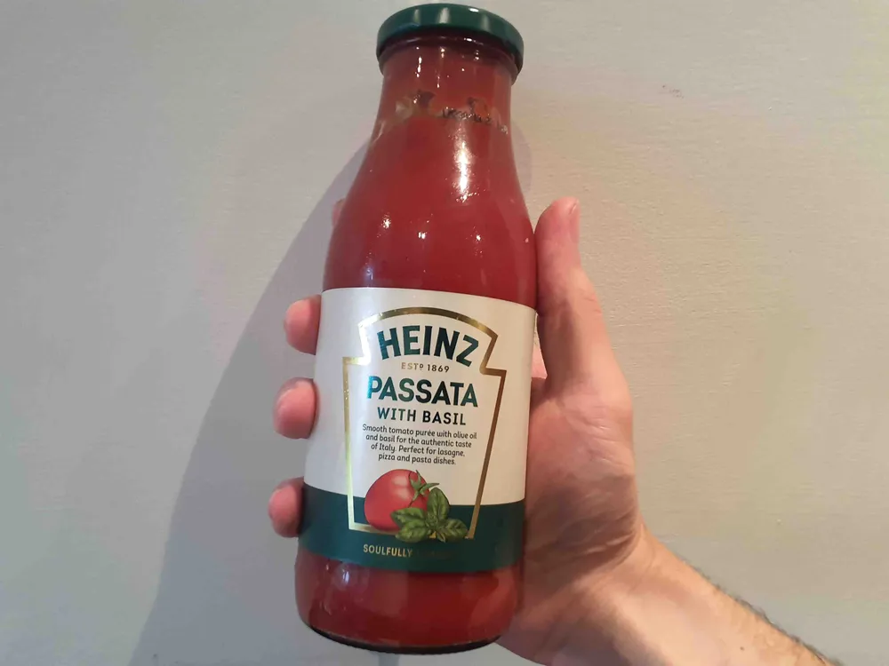 Passata with basil