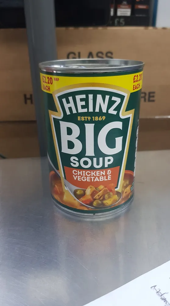 Big soup chicken and vegetable