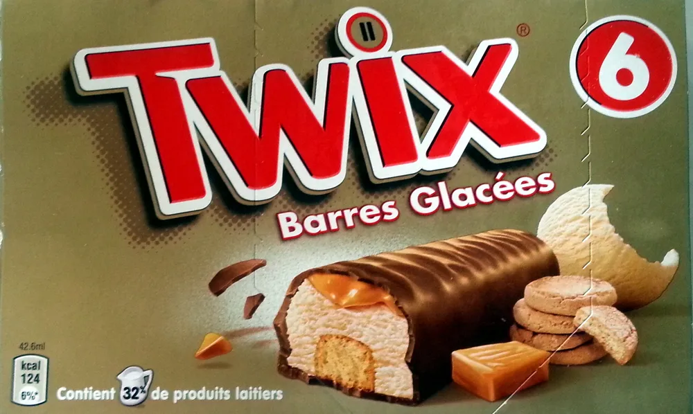 Twix barres glacées