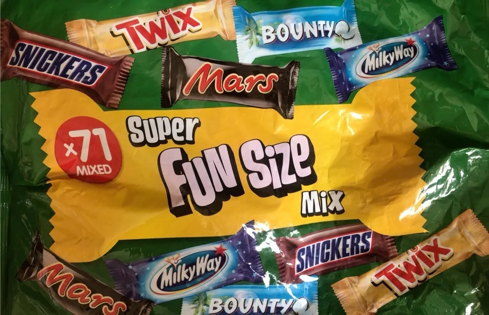 Assortiment de barres au chocolat au lait