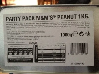 Party Pack M&M's Peanut