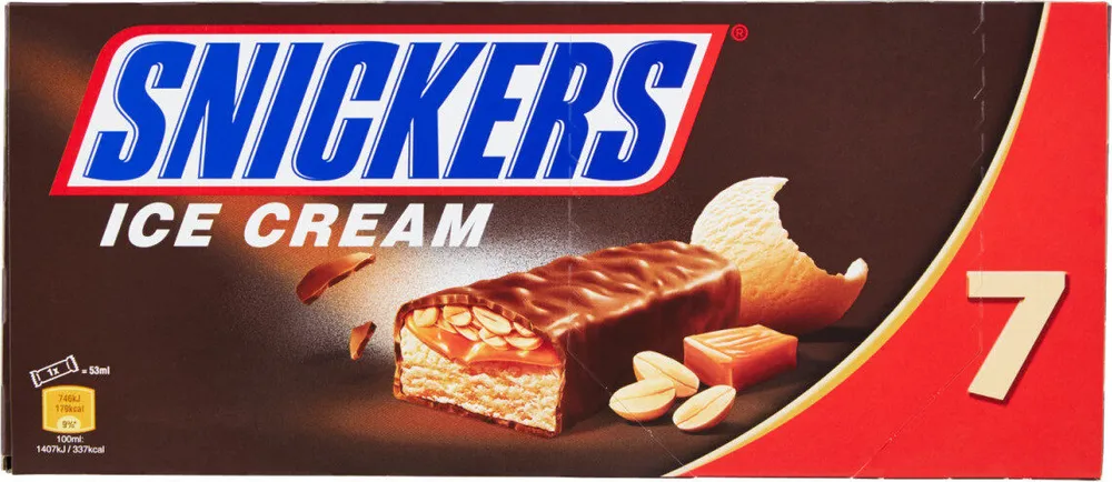 Snickers glacé x7