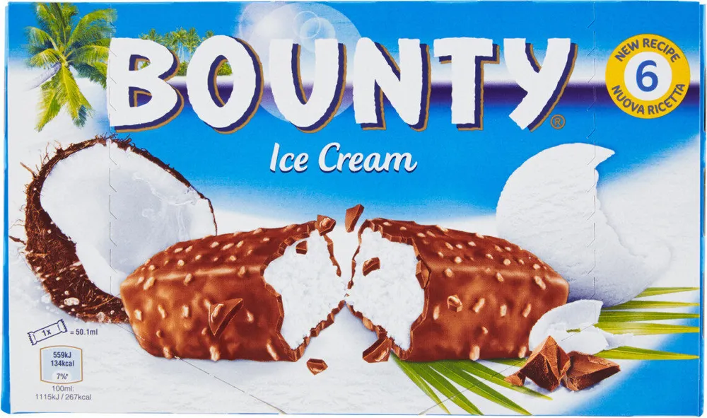 Bounty Ice cream