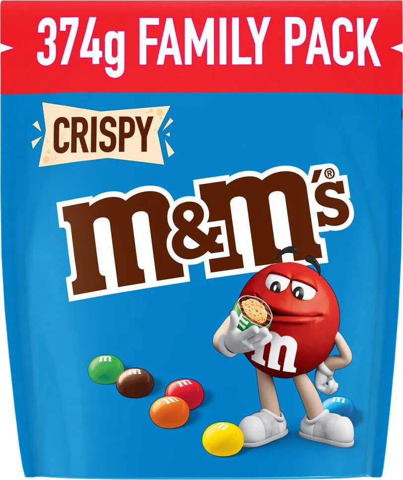 M&M's Crispy 374g FAMILY PACK