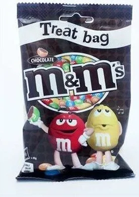 M &M Chocolate Treat Bag 82G