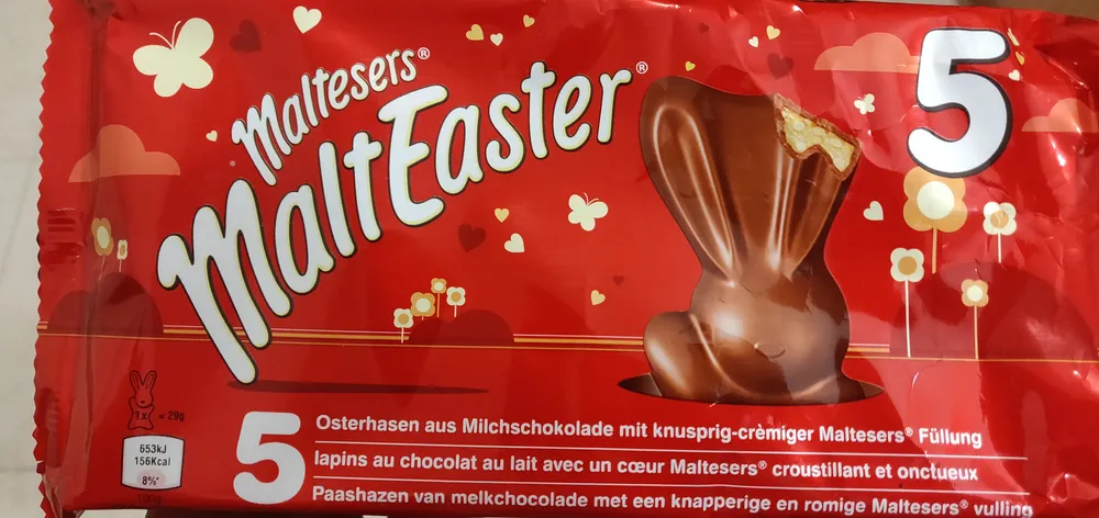 Maltesers Malteaster Milk Chocolate Bunnies X5 145G
