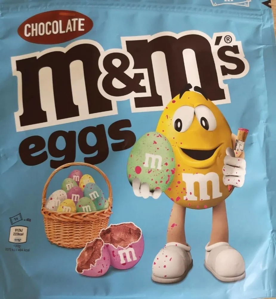 M&M's chocolate eggs