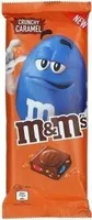 M &M'S Crunchy Caramel Tafel 165G