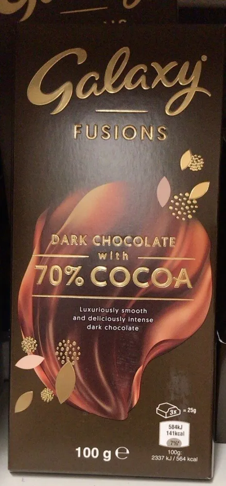 Fusions Dark Chocolate with 70% Cocoa