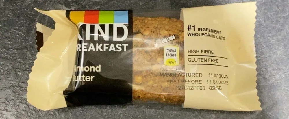 Almond butter breakfast