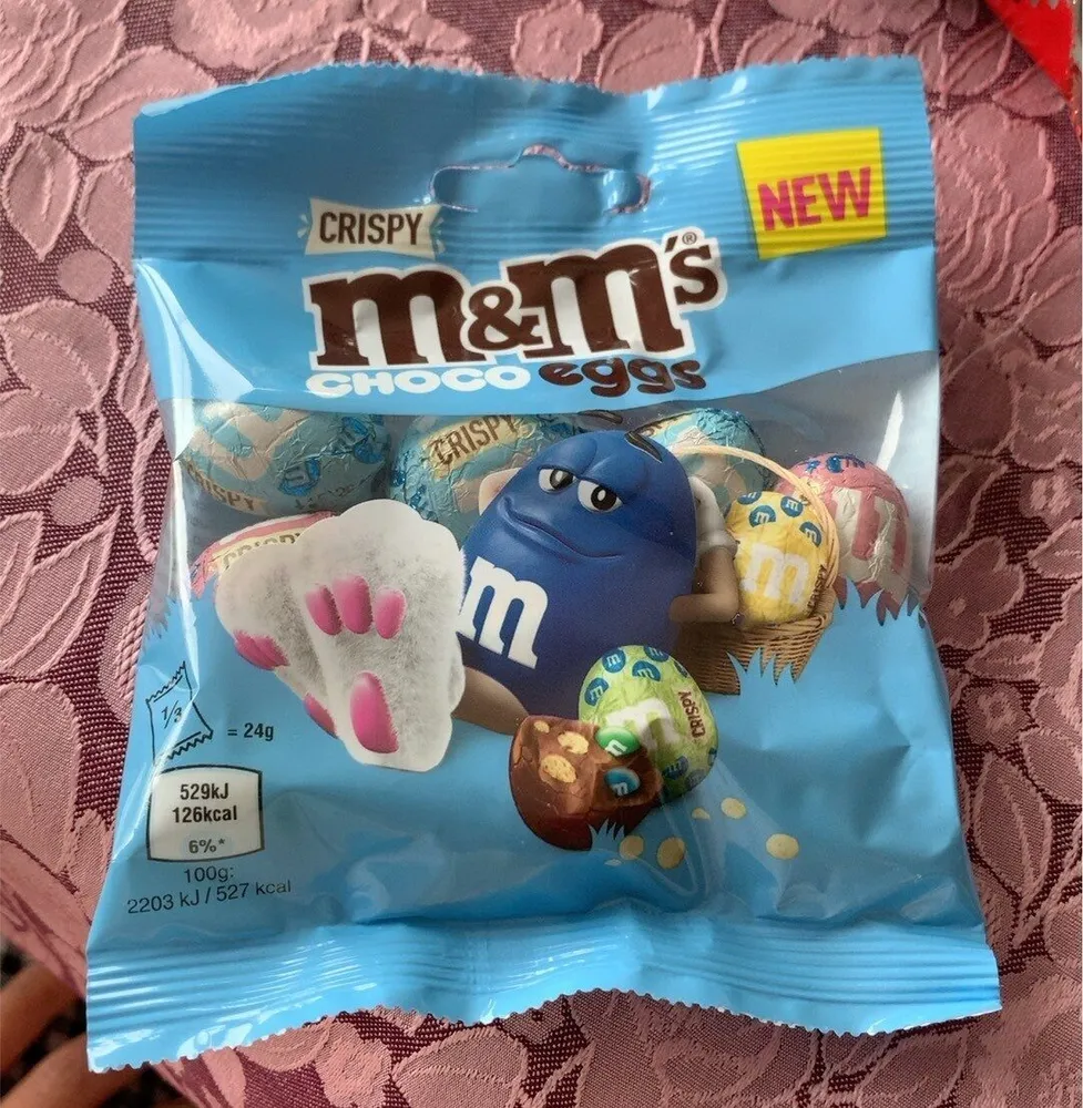 M&M’s choco eggs crispy