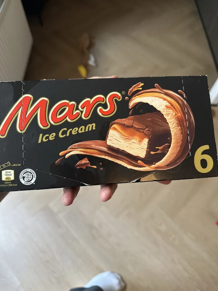 Mars ice cream x6