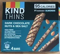 Kind Thins Dark Chocolate Nuts and Sea Salt