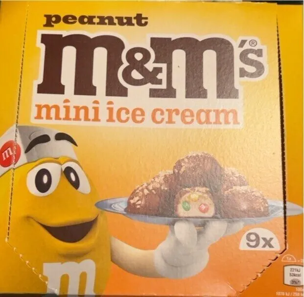 Peanut M&M’s mini ice cream