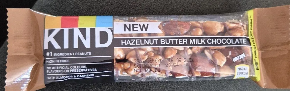 Hazelnut butter milk chocolate