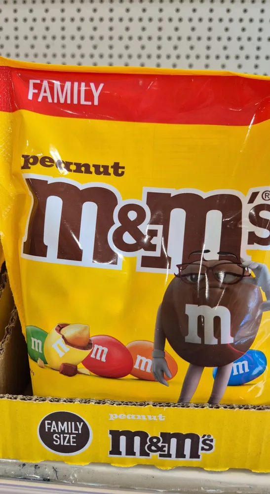 m&ms peanut family size