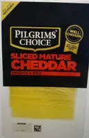 Sliced mature cheddar
