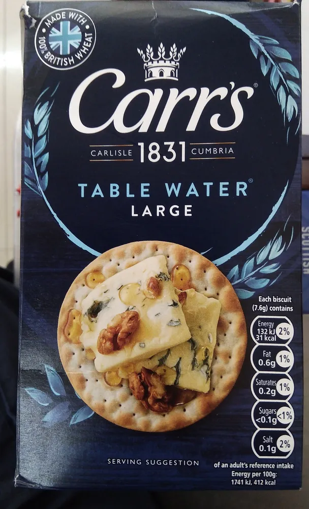 Carrs Table Water Biscuits 200g