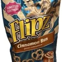 Cinnamon Bun flavour coated pretzels