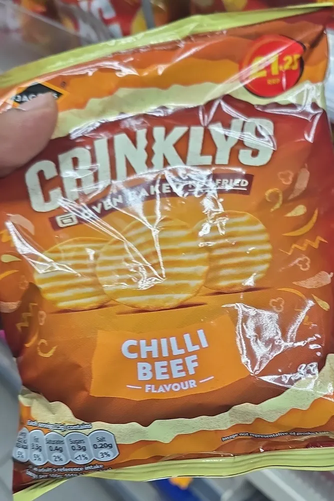 Chilli Beef Crinklys