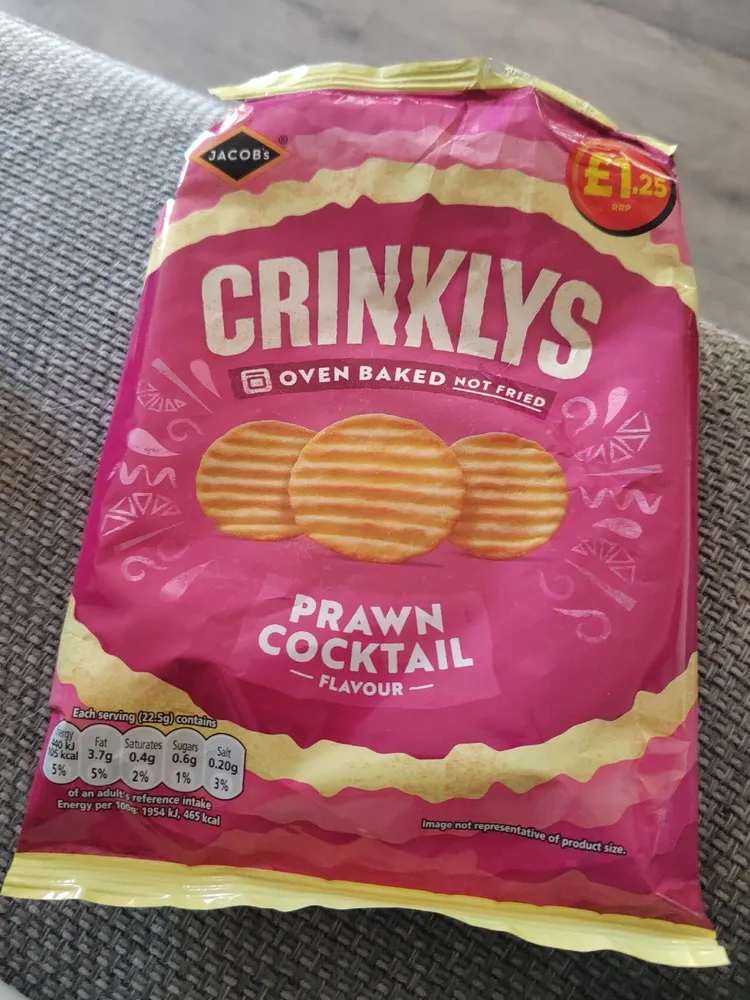 Crinklys Prawn Cocktail Flavour