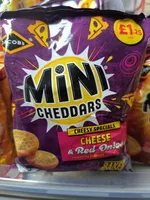 Mini Cheddars Cheese & Red Onion Flavour