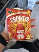 CRINKLYS OVEN BAKED NOT FRIED FRANK'S RedHot ORIGI