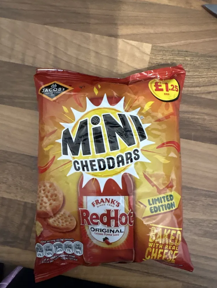 Jacobs mini cheddar redhot