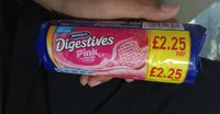 Pink Raspberry & Cream Digestives