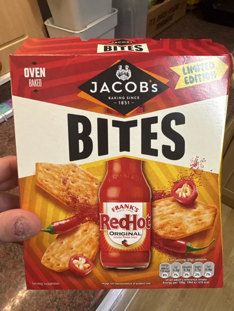 Bites Frank's Red-hot Original