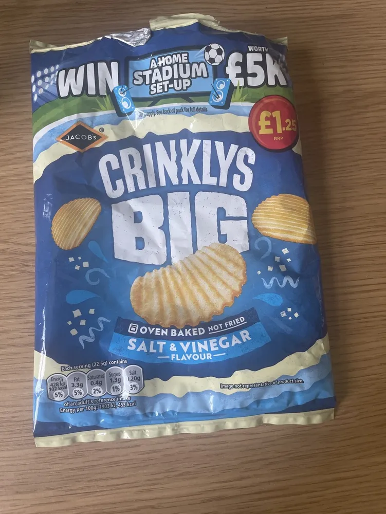 Crinklys Big Salt & Vinegar