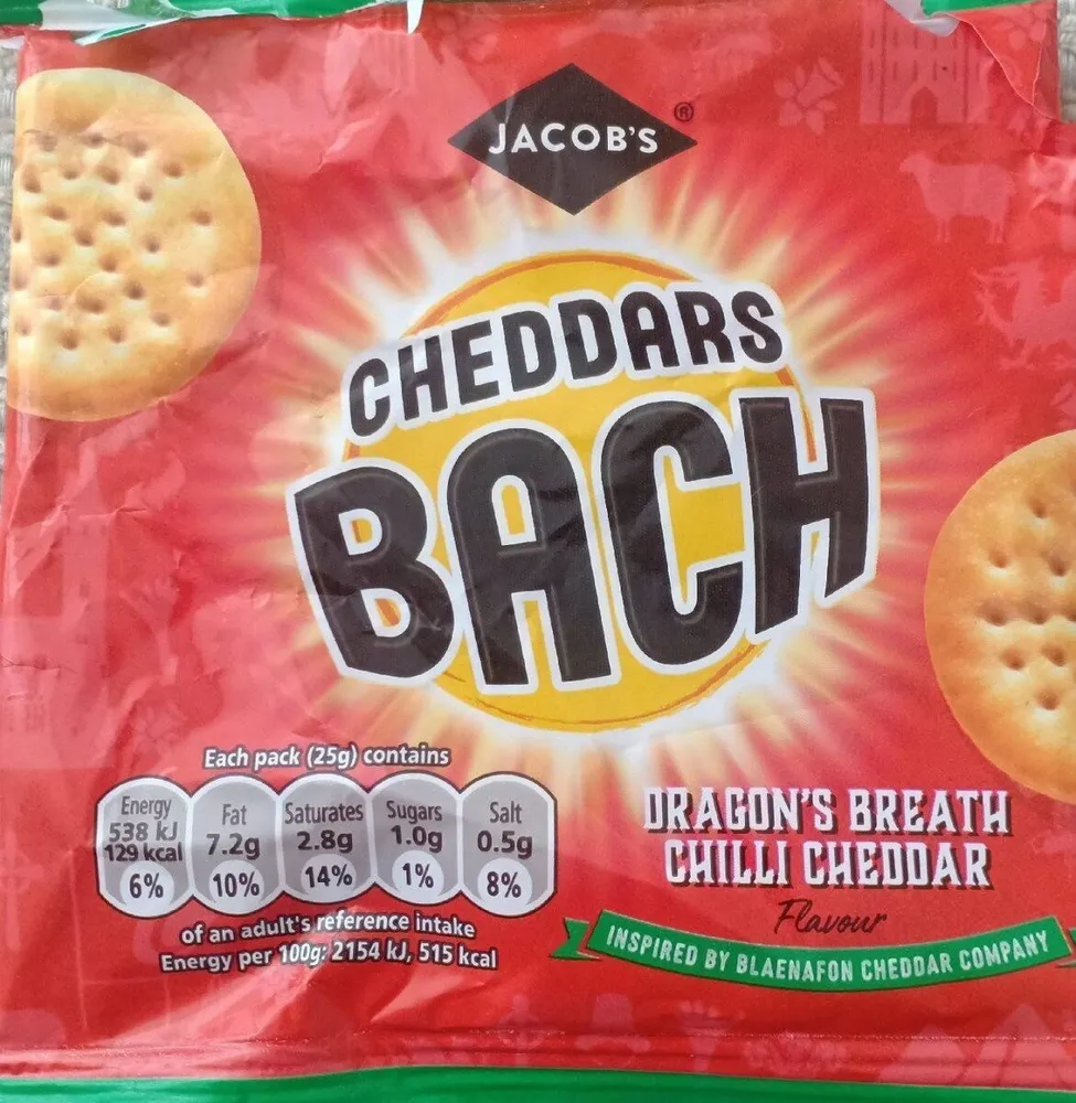 Dragon breath chilli cheddars