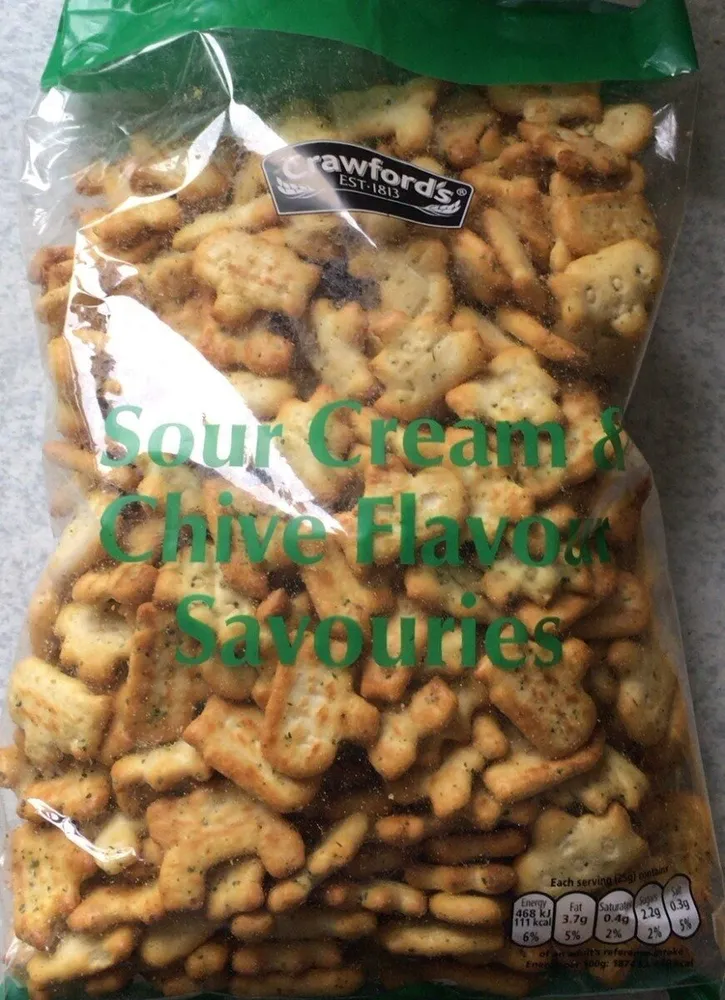 sour cream chive flavour savouries