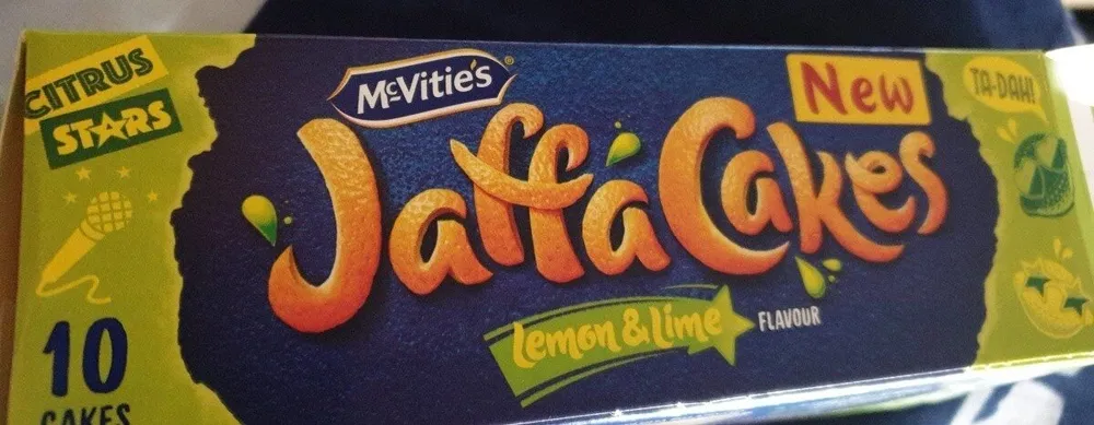 Jaffa cakes lemon & lime flavour