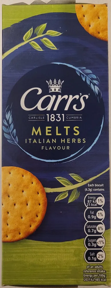 Melts Italian Herb Flavour