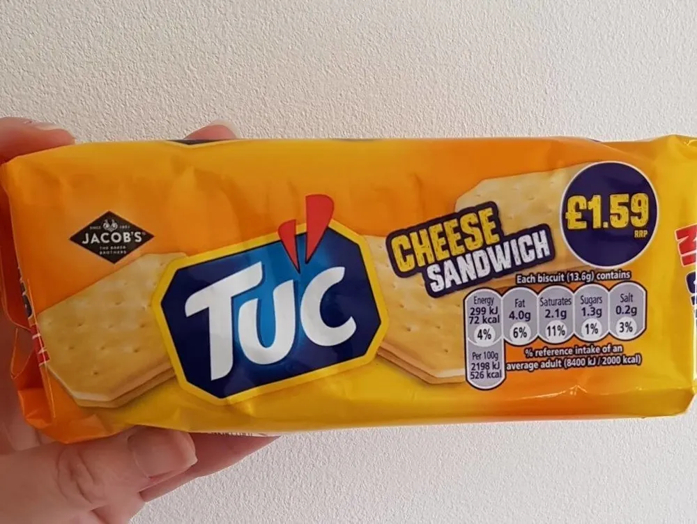 TUC cheese sandwich