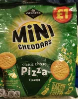 mini cheddars pizza flavour
