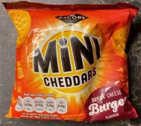 Mini cheddars burger flavour