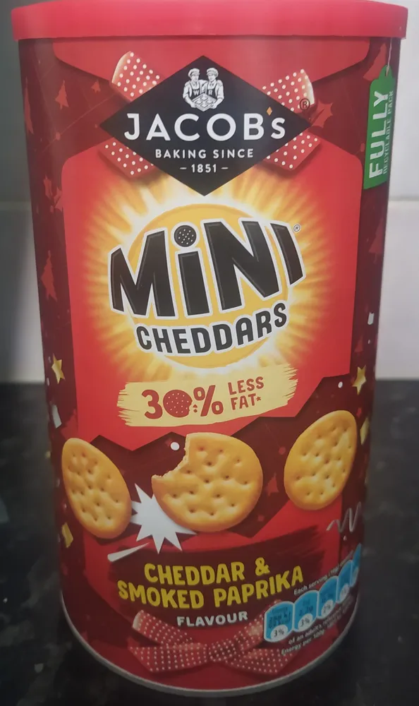 Cheddar & Smoked Paprika Mini Cheddars