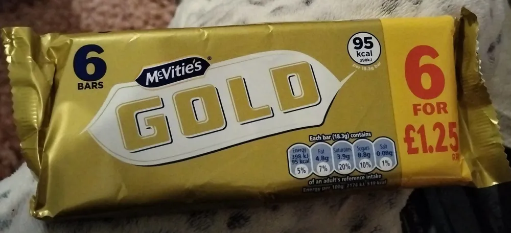 Mcvities gold bar
